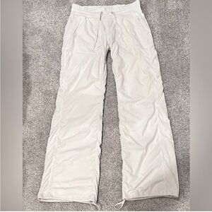 Lululemon Dance Studio MR Lined Pants in White